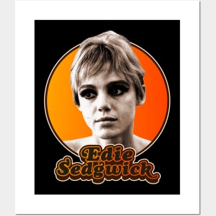 Retro Edie Sedgwick Tribute Posters and Art